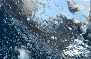 Surface de l’eau illustrant les techniques douces de mise en tension
